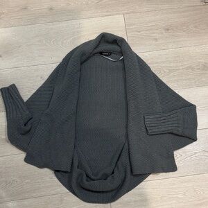 Kerisma Charcoal Gray Poncho Sweater
